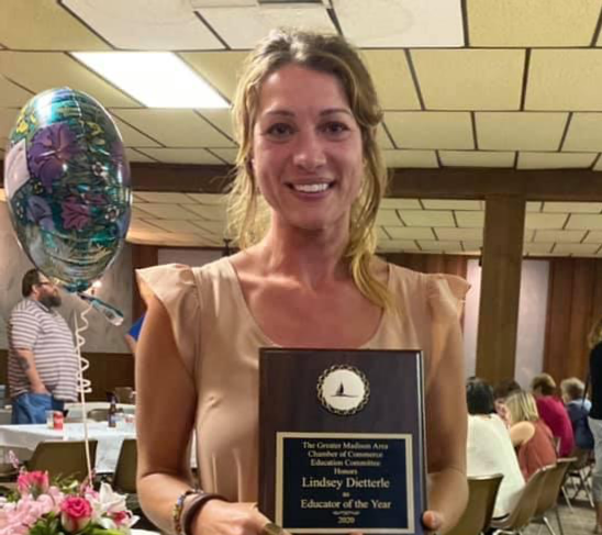 Dietterle wins Educator of the Year